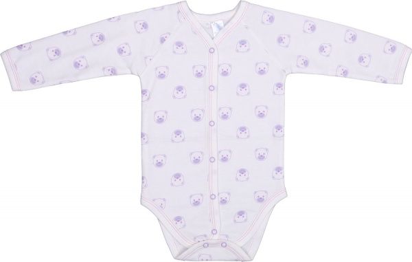 Боди детское для девочки Baby Veres Baby Bear р.80 лиловый 