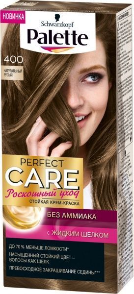 Крем-фарба для волосся Palette Perfect Care (Розкішний догляд) №400 натуральний русявий 110 мл