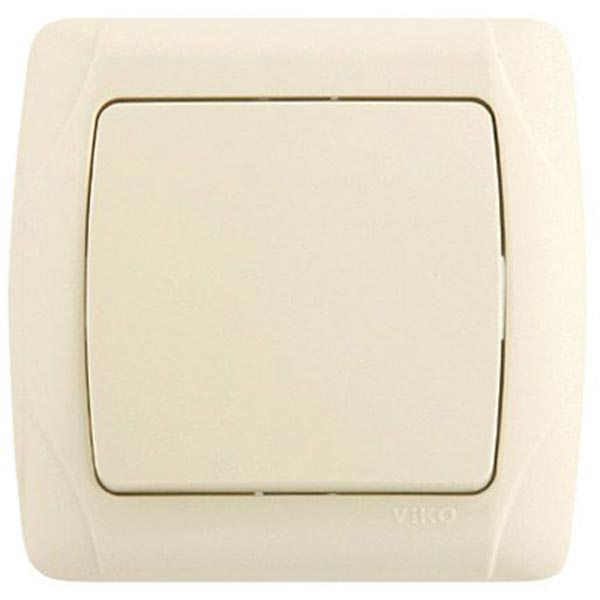 Выключатель одинарный Viko Carmen 25.08.0001 кремовый