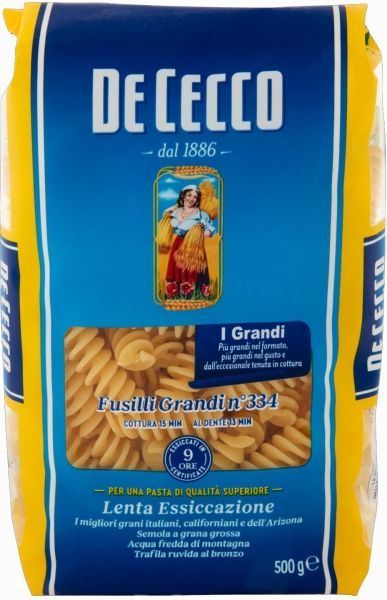 Макарони TM DE CECCO 500 г Fusilli Grandi 