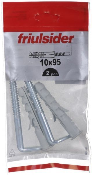 Дюбель с L-крюком 14/10x95 мм 1 шт. Friulsider
