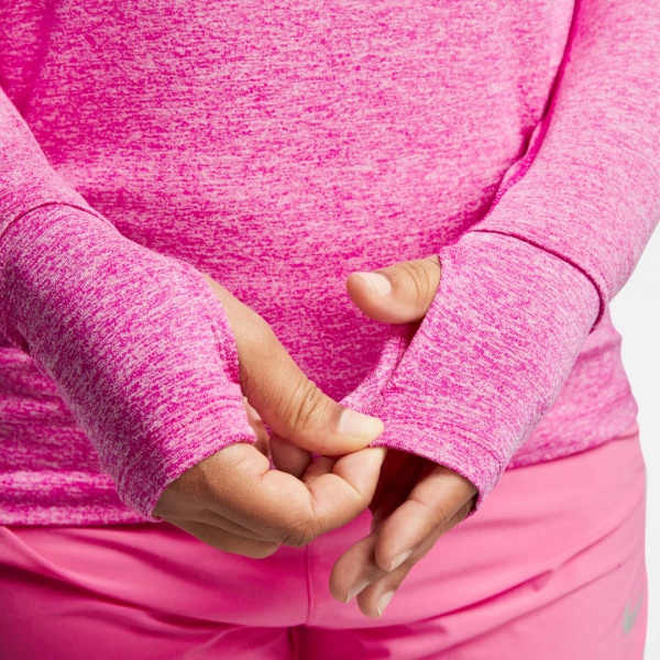 Джемпер Nike W NK DF ELEMENT TOP HZ CU3220-623 р. XS рожевий