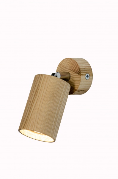 Спот Iterna 1xGU10 дерево светлое LW069 