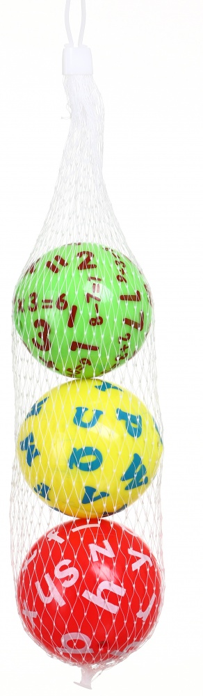 Набір м'ячів Baisidiwei еластичних 70 г 3 шт. в асортименті