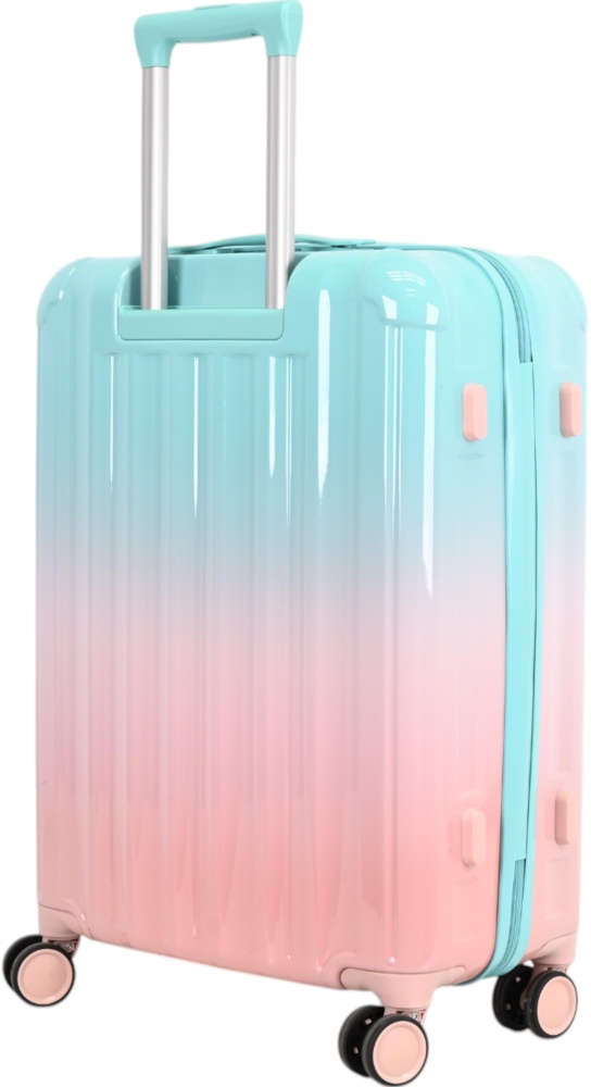 Чемодан Compass MS-2693 90 л розовый с голубым 53x29x75 см L