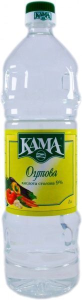Кислота оцтова КАМА 9,00% 1 л 