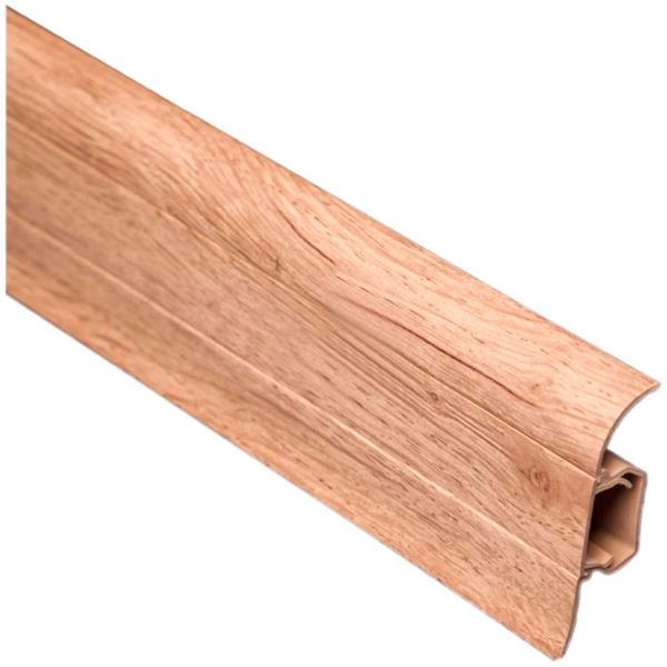 Плинтус ПВХ TIS дуб замковый 18х56х2500 мм 