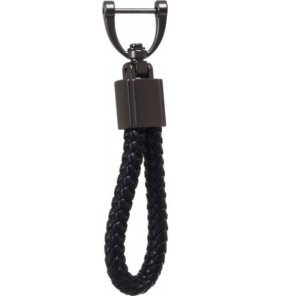 Брелок для ключів з U затискачем з викруткою чорний