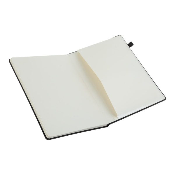 Книга для записей Etalon 190x250 мм 96 лист. клетка черный Buromax