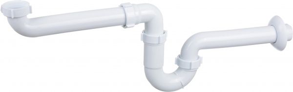 Сифон ScandiSPA трубчатый без выпуска 1 1/2 NS0411