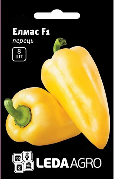 Семена LedaAgro перец сладкий Элмас F1 8 шт. (4820119792858)