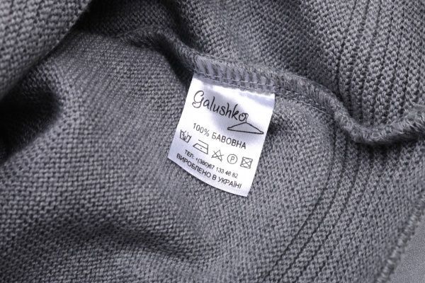Жакет Галушко для девочки р.122 серый 5251 