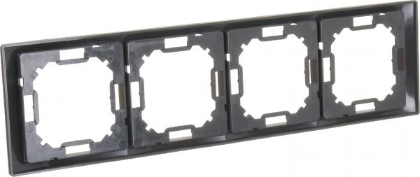 Рамка четырехместная Simon Basic Neos универсальная шоколадный BMRC4/47