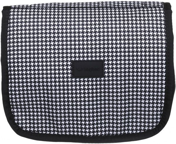 Косметичка Bagland Тревел Pied-de-Poule черный с белым 