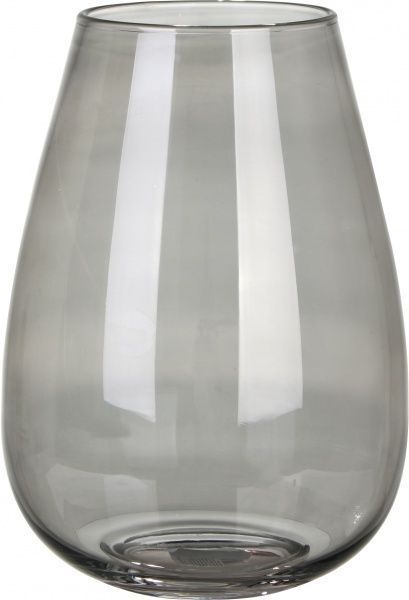 Ваза Luster h 25,5 см d 18,5 см серая Wrzesniak Glassworks