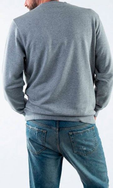 Джемпер Converse EMBROIDERED STAR CHEVRON CREW FT VGH 10020345-035 р. L сірий