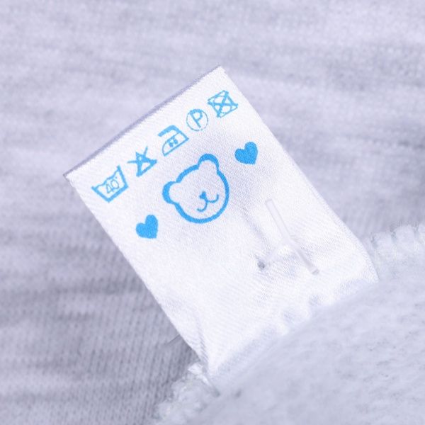 Боді дитяче унісекс Baby Veres Little raccon р.80 сірий 