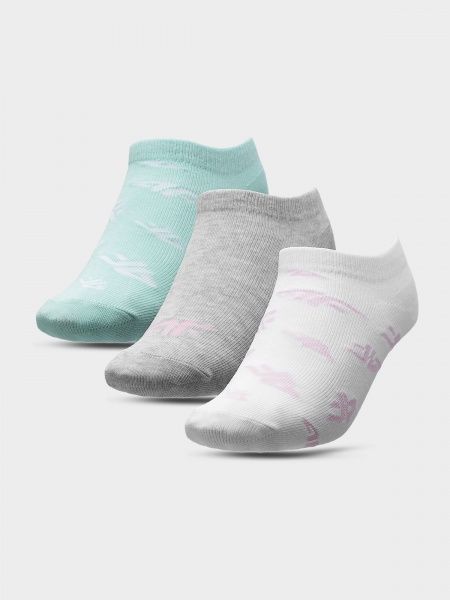 Шкарпетки 4F J4L21-JSOD501-10S+25M+47S біло-сірий р.36-38