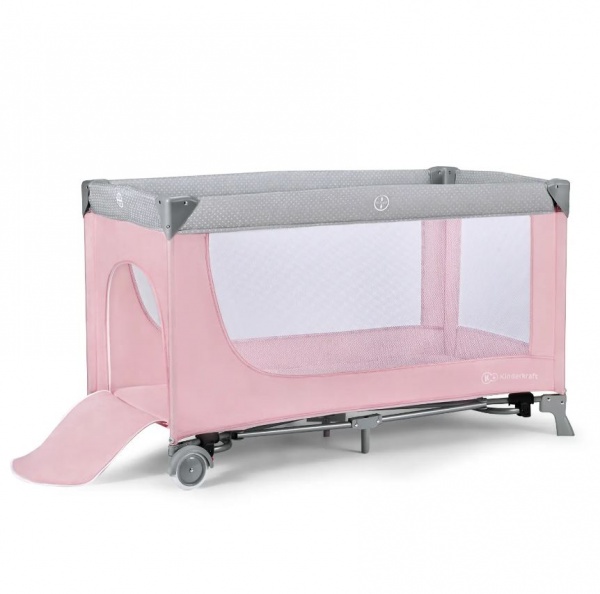 Манеж-ліжко Kinderkraft Leody Pink KCLEOD00PNK0000
