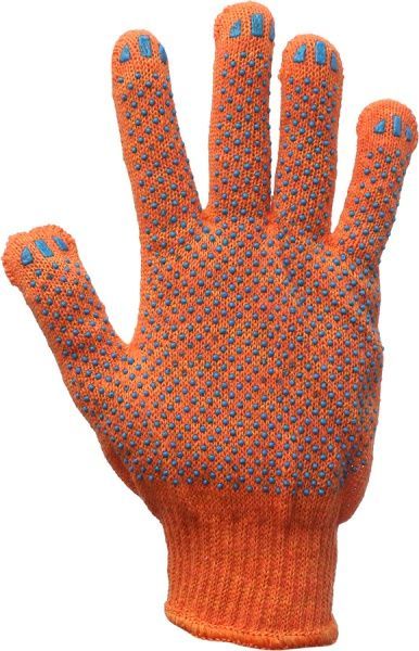 Рукавички Reis з покриттям ПВХ крапка XL (10) RT2138-1-OR