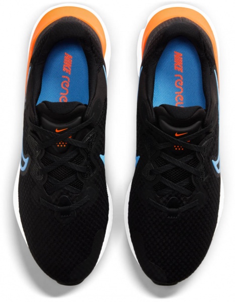 Кросівки Nike RENEWRUN2 CU3504-007 р.46 чорно-блакитний
