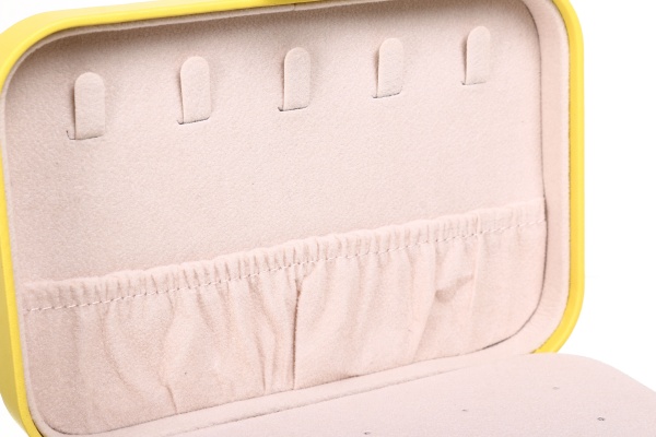 Шкатулка для украшений Flatty 16x11.5x5 см желтый