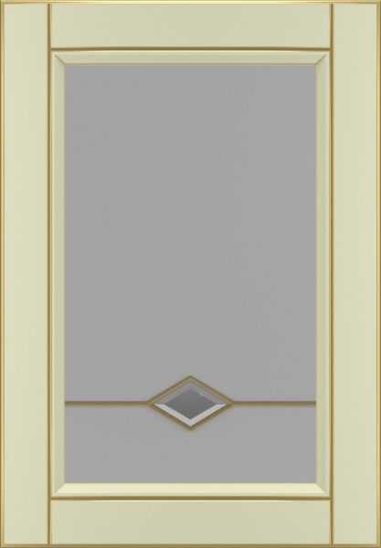 Фасад для кухні Грейд-Плюс Ваніль патинована золотом №384 R 713x522 BT Паюта