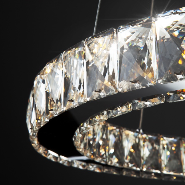 Люстра світлодіодна Strotskis Grasia пульт ДУ 18 Вт хром 90023/1 