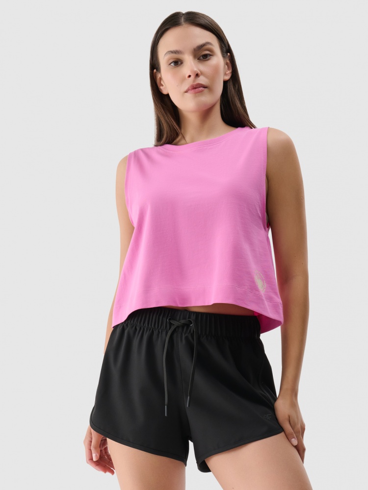 Футболка 4F SLEEVELESS F118 4FWSS25TSLEF118-54S р.M розовый