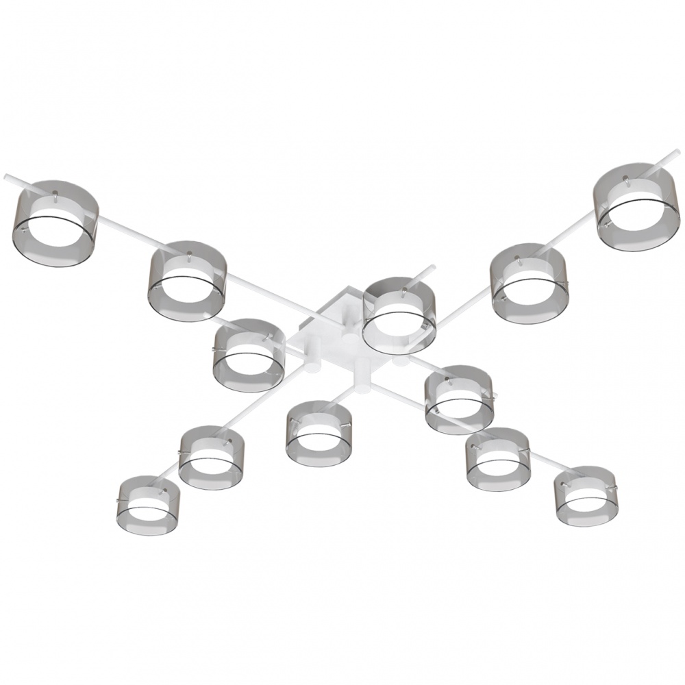 Люстра потолочная Hopfen STARK FJORD-GX-12S WH 12xGX53 белый