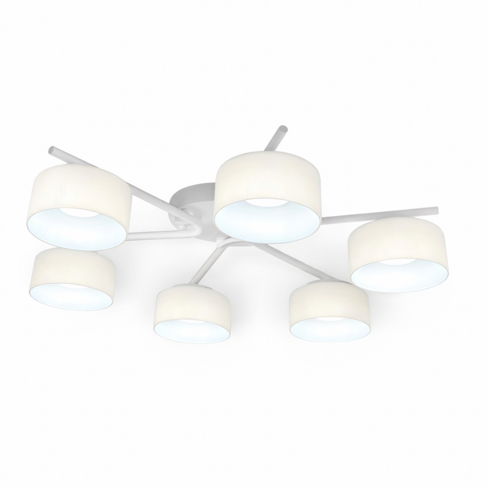 Люстра потолочная LIGHT SET DUSHA MS228 6x12 Вт GX53 белый/молочный