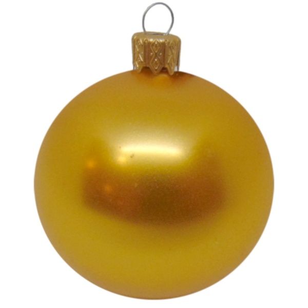 Шар новогодний d100 золотой жемчуг 