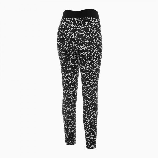 Лосини Puma Girls AOP Legging 58489401 110 чорний