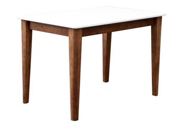 Стол обеденный BOSCO AAsket белый / орех 