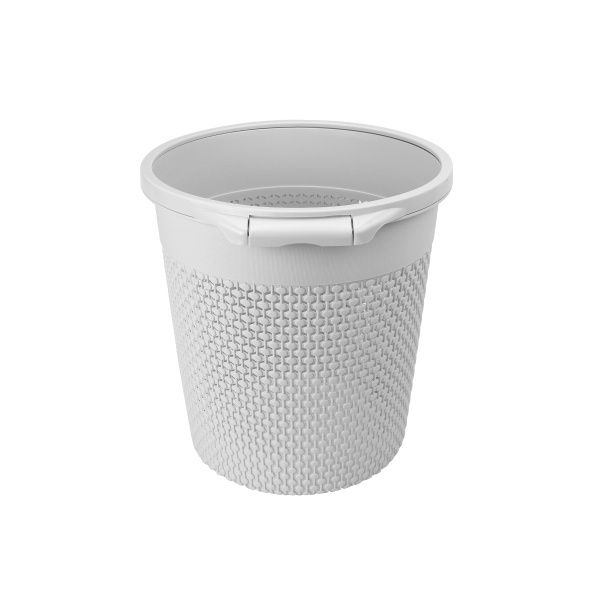 Ведро MVM Bin-09 Gray 9 л серый BIN-08 9L GRAY