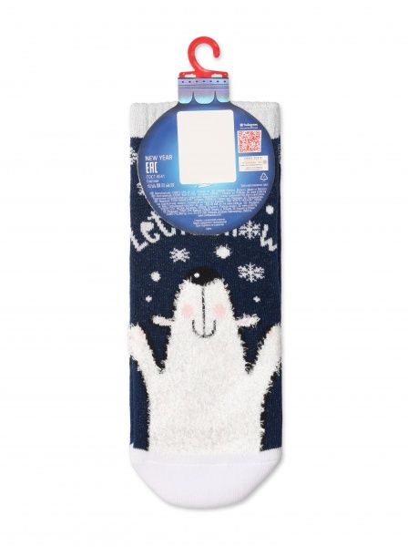 Шкарпетки жіночі Conte New Year 19С-67СП р. 23-25 темно-синій 1 пар 
