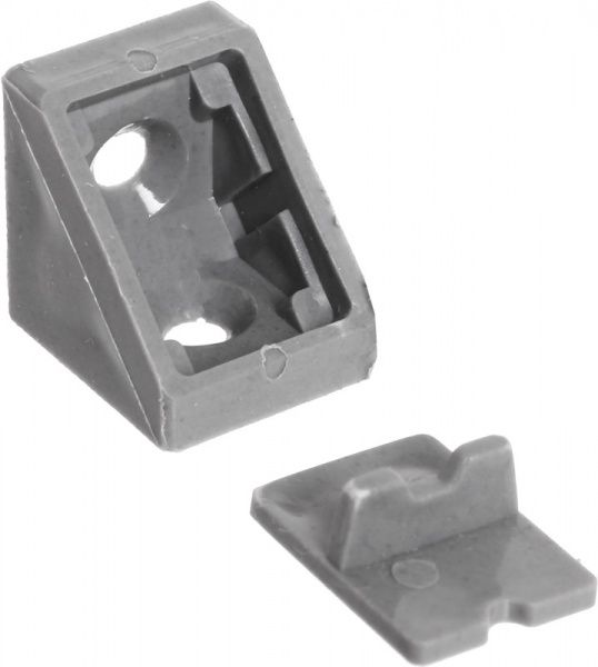 Кутник монтажний 03 одинарний сірий 10 шт