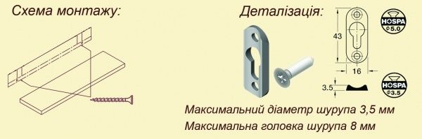 Полиця Inteo Лайн 290x50x200 мм венге 