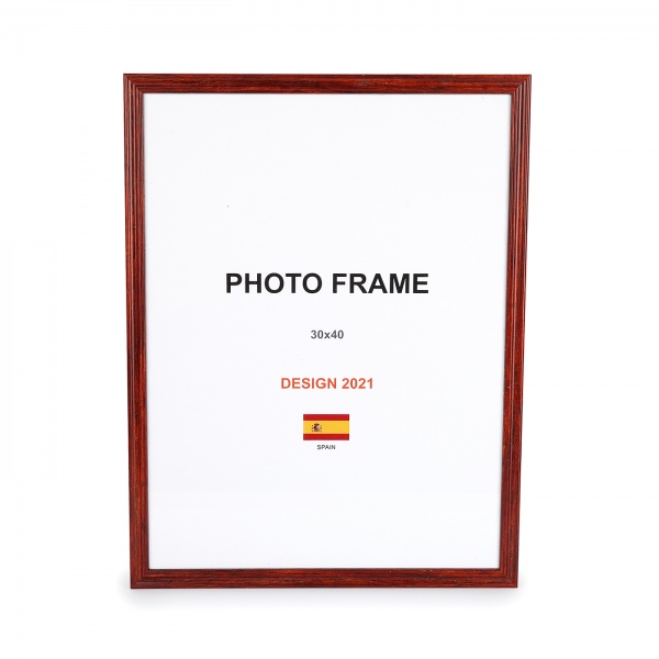 Рамка для фото 1 фото 30х40 см червоне дерево 