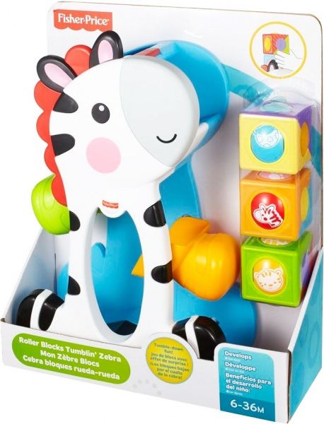 Игровой набор Fisher Price Чудо-кубики Зебра CGN63