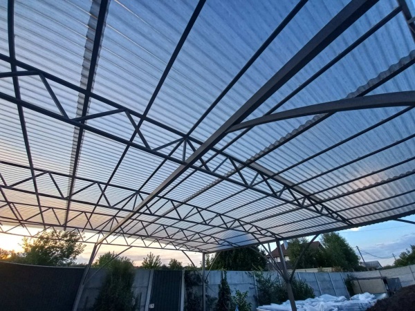 Шифер ELYPLAST посилений 10x2м x 0,9мм хвиля бронзовий