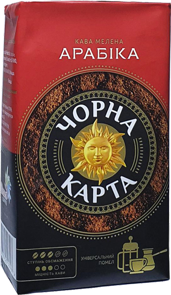 Кофе молотый Черная Карта Арабика 230 г