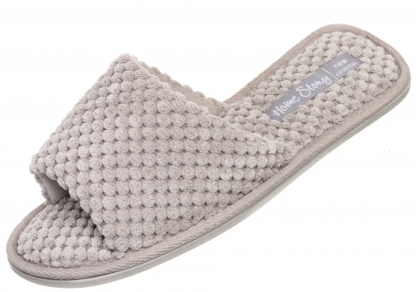 Тапки домашние Home Story 220502-L серый 