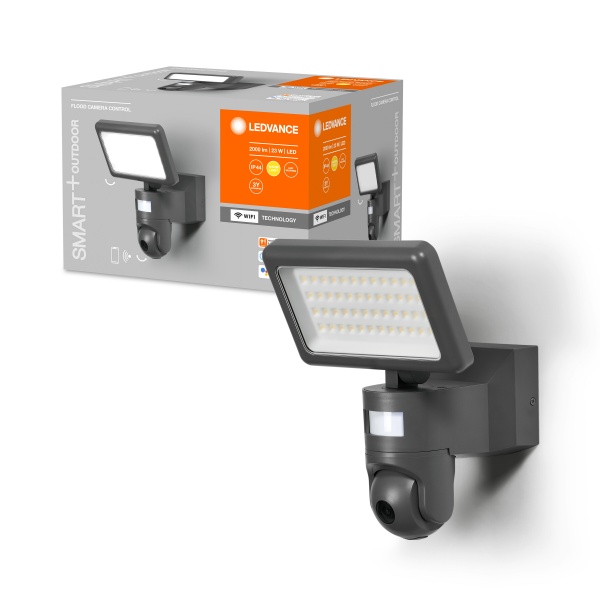 Светильник светодиодный Ledvance прожектор с камерой видеонаблюдения и спикером Wifi Flood Camera 