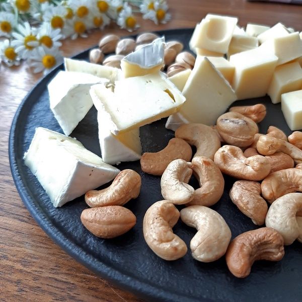 Блюдо кругле Lavastone Black 30 см 