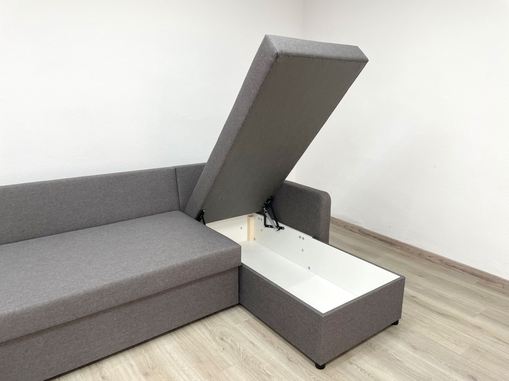 Диван кутовий Елегант ЕпіСофт ДАКАР сірий 2200x1550x880 мм