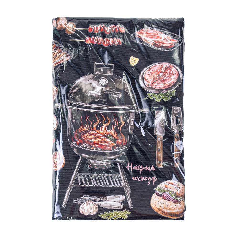 Фартук Home Line Гриль 68x80 см черный пикник