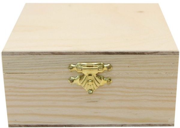 Скринька дерев'яна з замком 20х5,5х9см Rosa Talent 