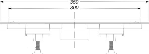 Душевой канал Bonomini Canalissima 6825WL30S
