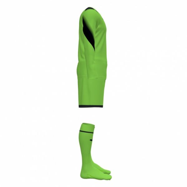 Футбольная форма Joma ZAMORA V GOALKEEPER SET FLUOR GREEN L/S 101477.020 XS зеленый
